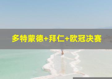 多特蒙德 拜仁 欧冠决赛